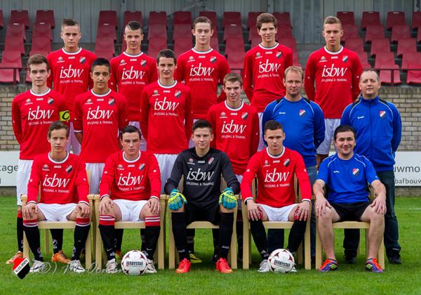 Teamfoto B1 Seizoen 2014-2015